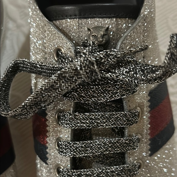 Gucci Bambi Sneakers glittery Retro-Inspired Design. Men’s size 11. Nearly new. - Picture 4 of 16